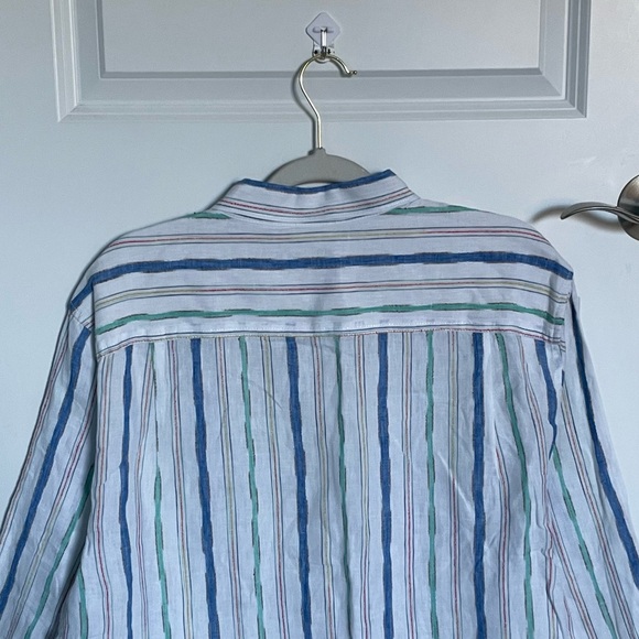 Tommy Bahama Multicolored Linen Blend Button Down Shirt - 29941 - Picture 9 of 16